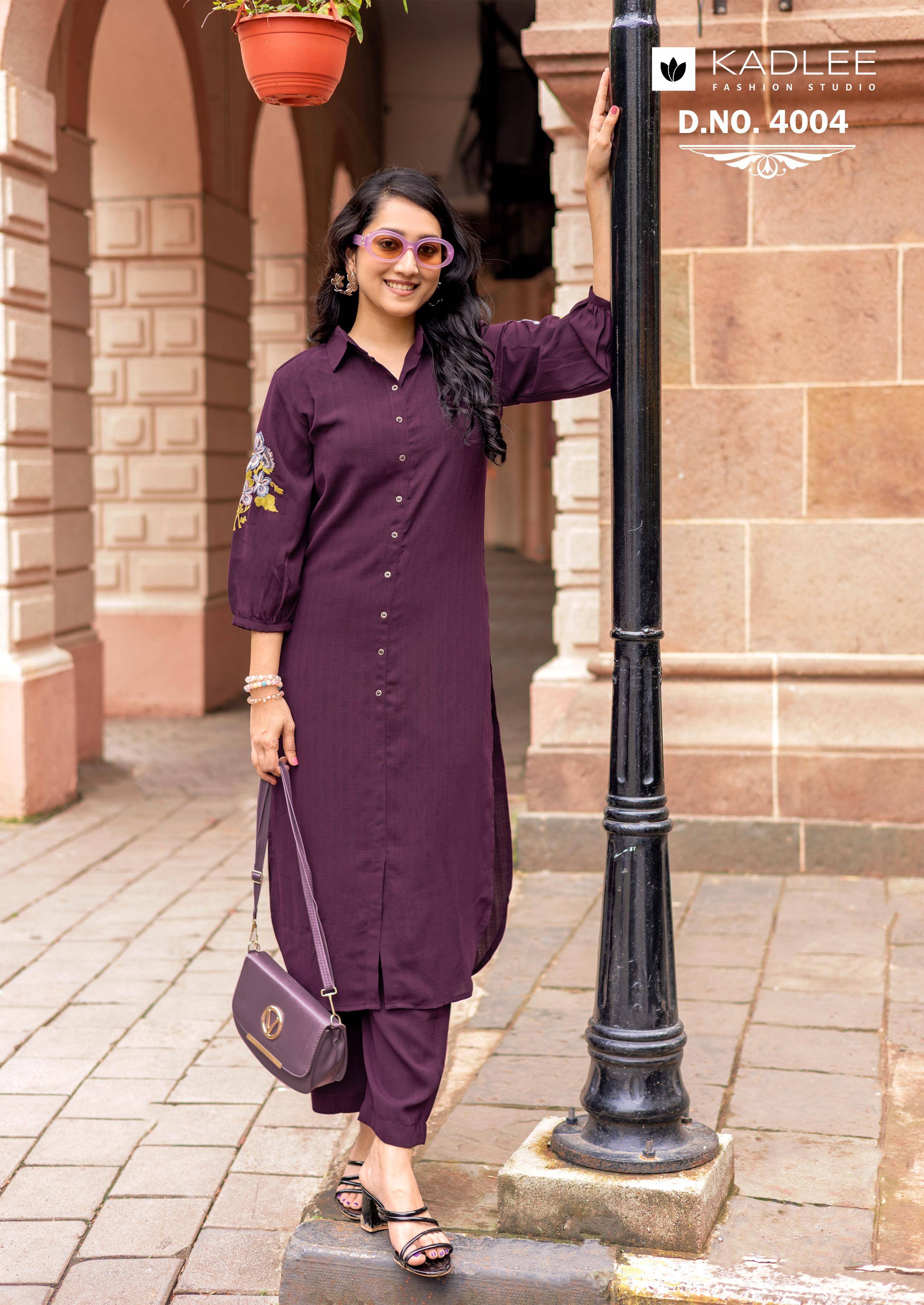  Blue Bell By KADLEE 4001 To 4006 Series Beautiful Festive Suits Colorful Stylish Fancy Ethnic Wear Co-ord sets At Wholesale Price